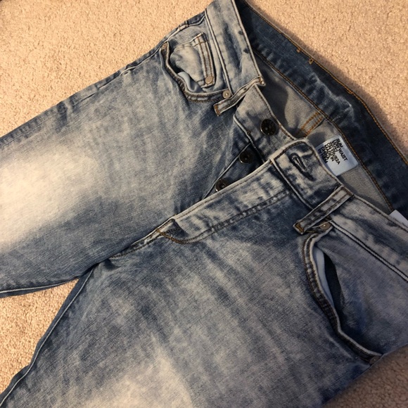 Men’s h&m washed sim fit jeans - Picture 2 of 3